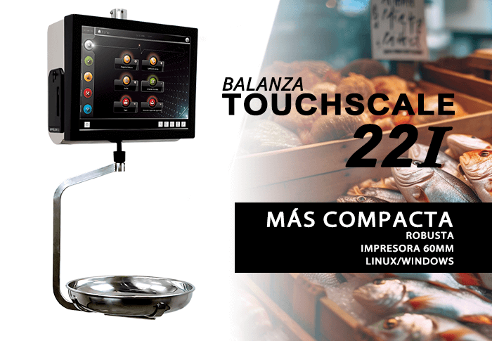 Nueva TouchScale 22I, la balanza PC colgante que lo tiene todo